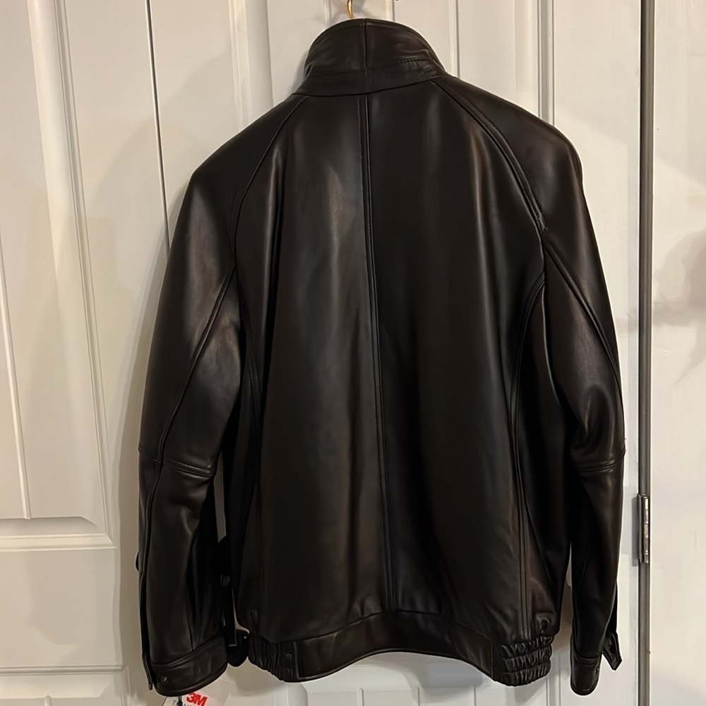 CALVIN KLEIN NWT Men’s Leather Medium Thinsulate lined brown  Jacket/ Coat - Picture 9 of 17